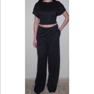 Black pants set